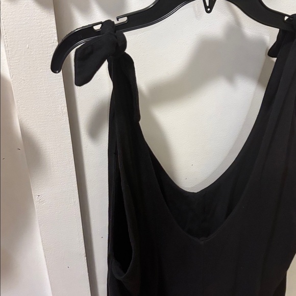 Amour Vert Black Bow tank Top Holiday Shirt Blouse Sexy Casual Holiday Party - Picture 3 of 7